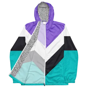 90's Purple & Teal Windbreaker