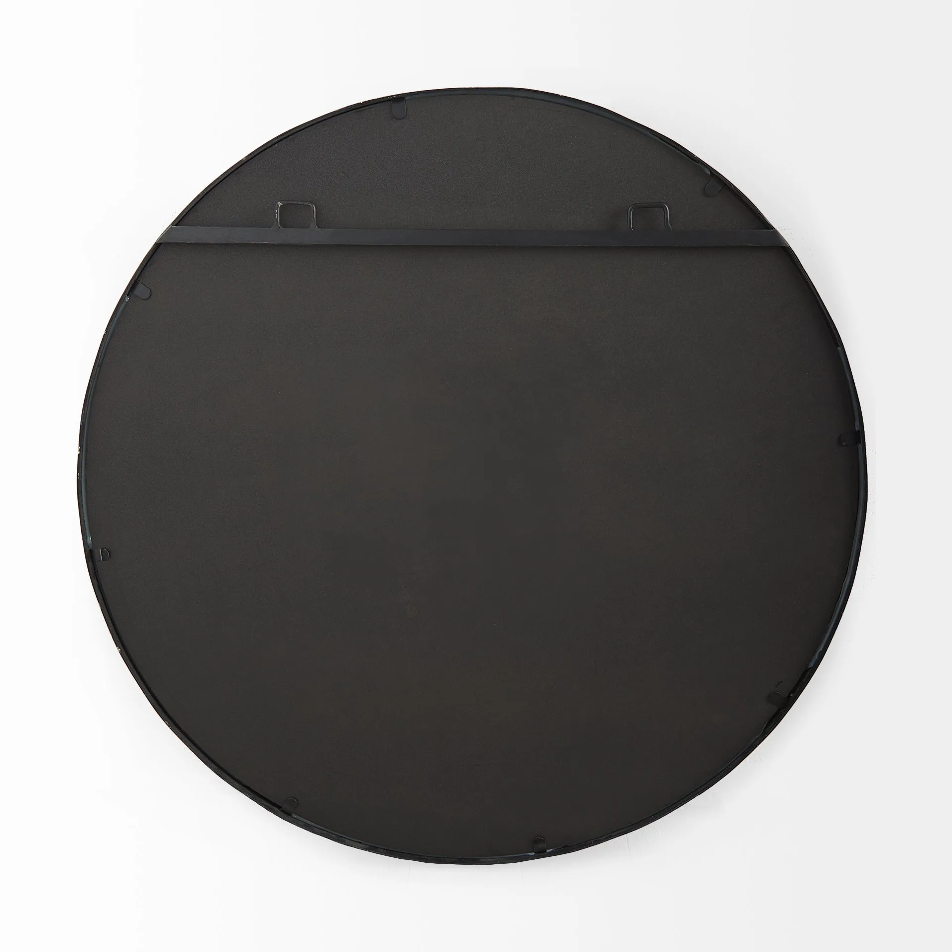 Adelaide Scalloped Round Wall Mirror - Antique Gold Frame, Versatile Decor for Any Room Style
