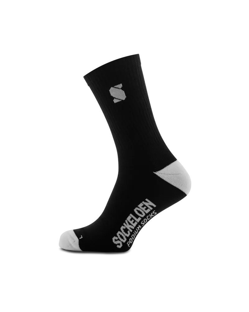 Aero Socks All Black  Podium Casual Socks Black