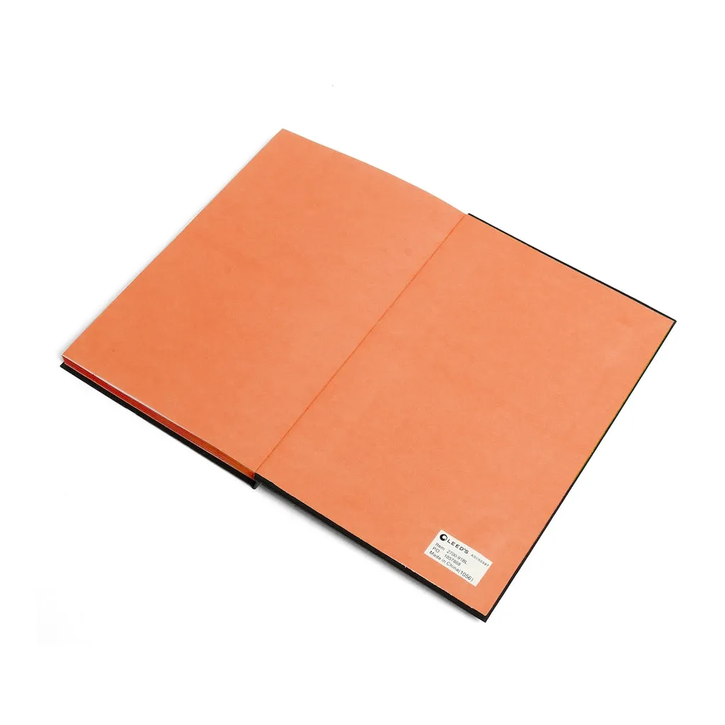Affirmation Feminist Pro Choice Color Contrast Notebook & Journal - I Am Beautiful (White with pink)