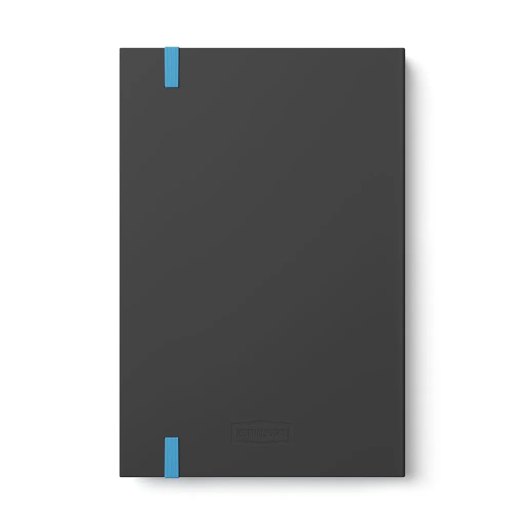 Affirmation Feminist Pro Choice Color Contrast Notebook & Journal - I Am Beautiful (White with pink)