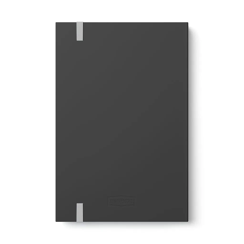 Affirmation Feminist Pro Choice Color Contrast Notebook & Journal - I Am Beautiful (White with pink)