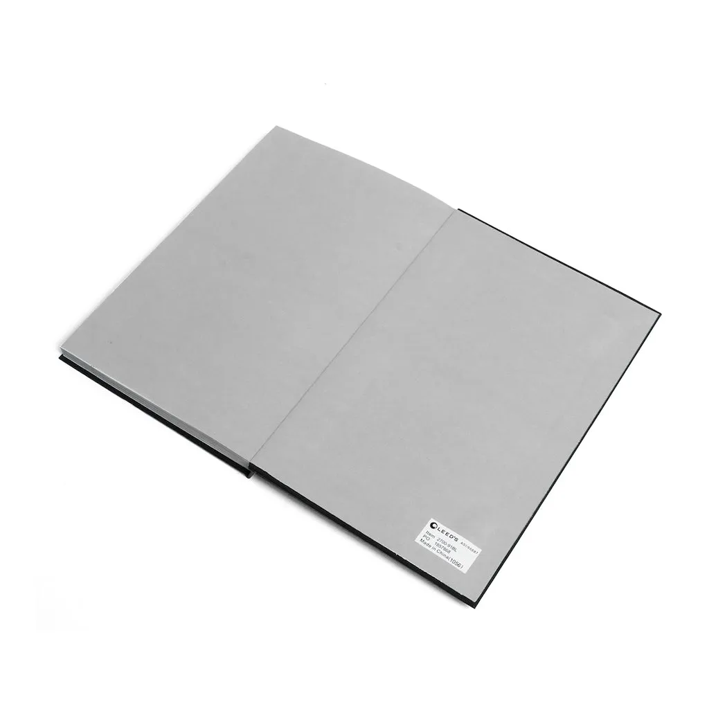 Affirmation Feminist Pro Choice Color Contrast Notebook & Journal - I Am Beautiful (White with pink)