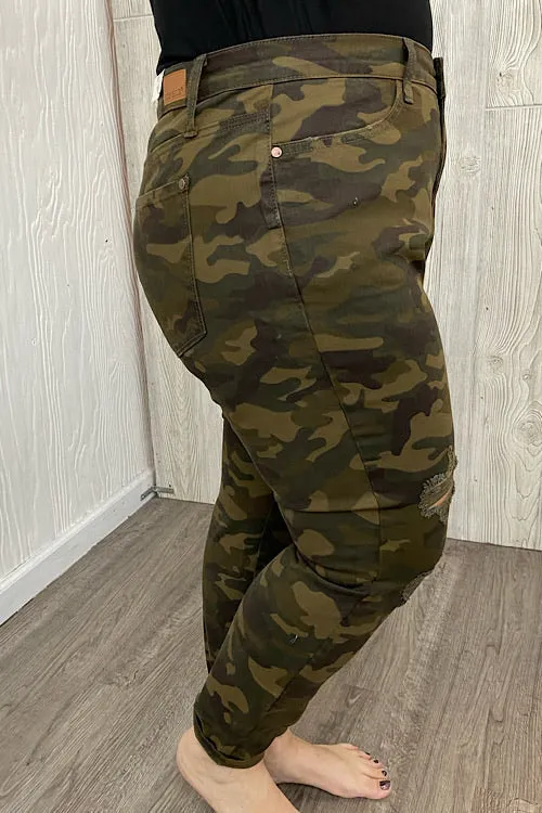 Alex - Judy Blue Camo Skinny Jean