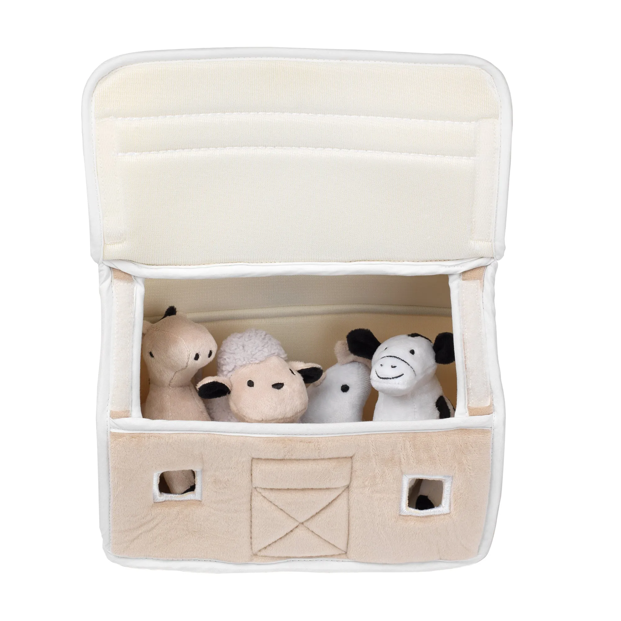 Baby Farm Plush Barn with Animals