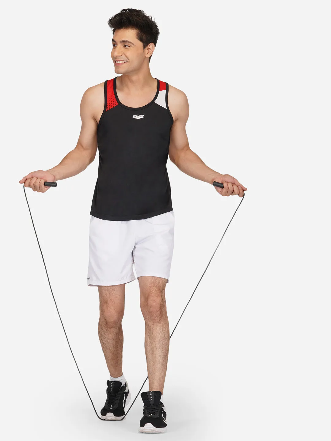 Black & Red Designer Vest RWM4030