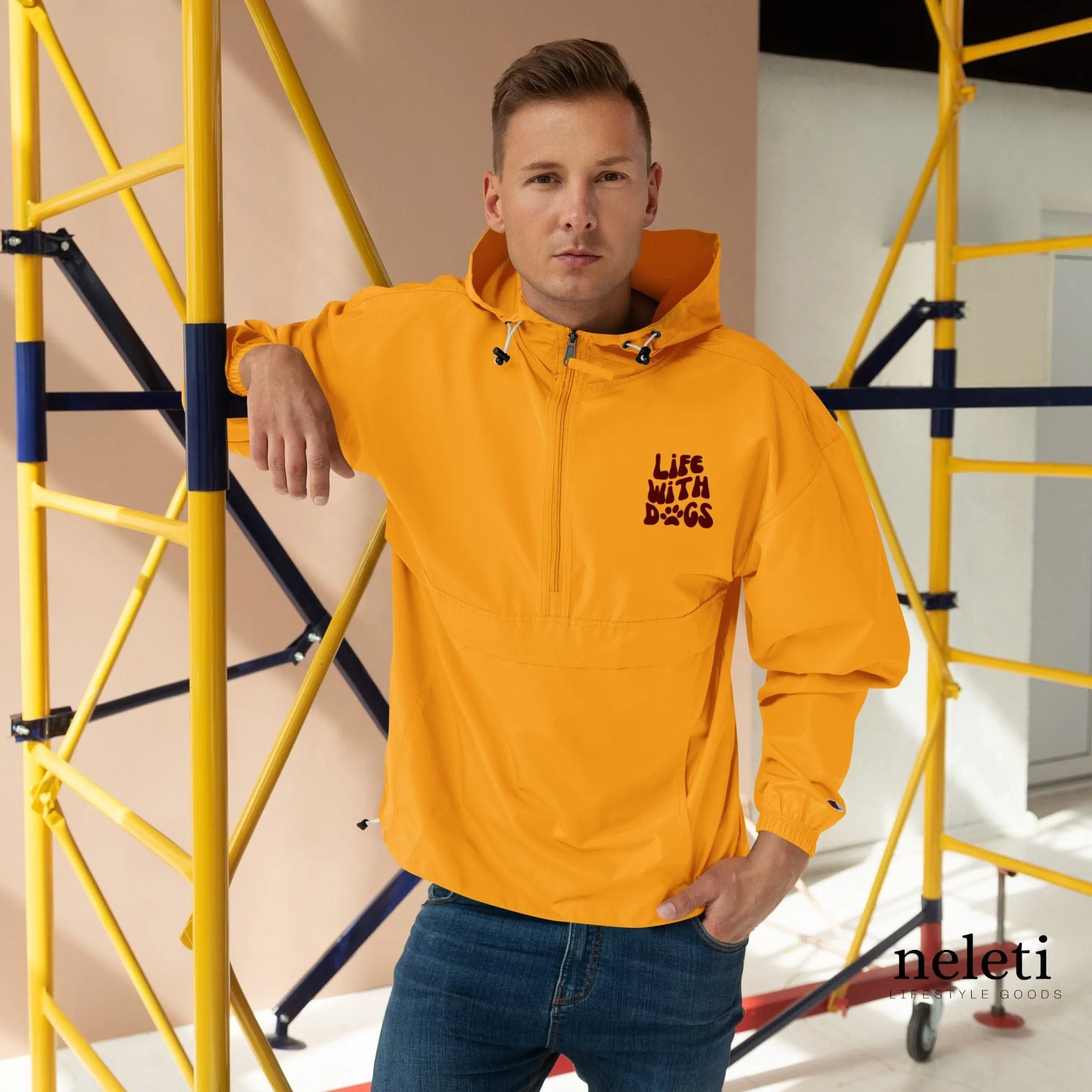 Champion Windbreaker: Embrace Life with Dogs in Style