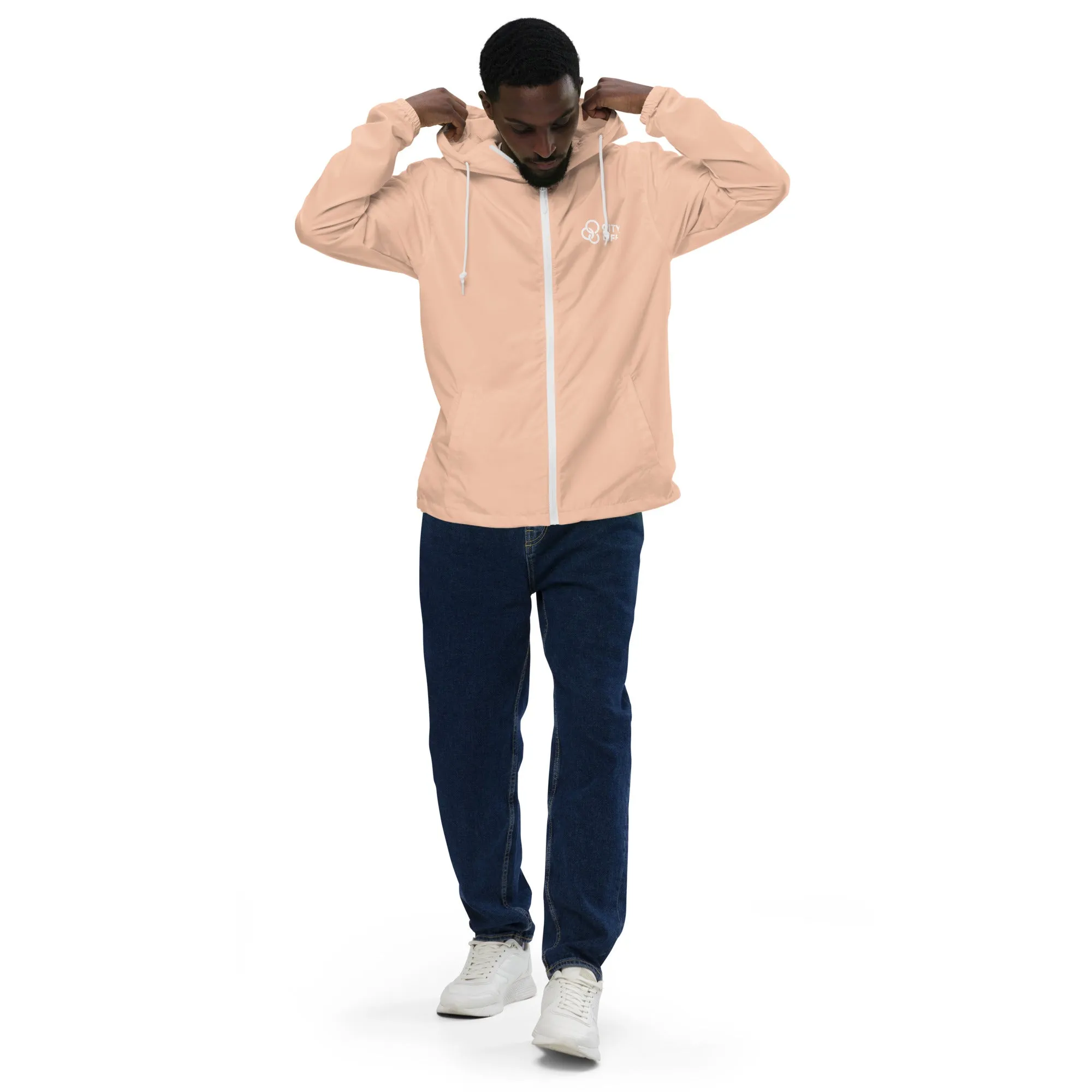 City Life Unisex Lightweight Zip Up Windbreaker