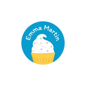 Cupcakes Clothing Labels