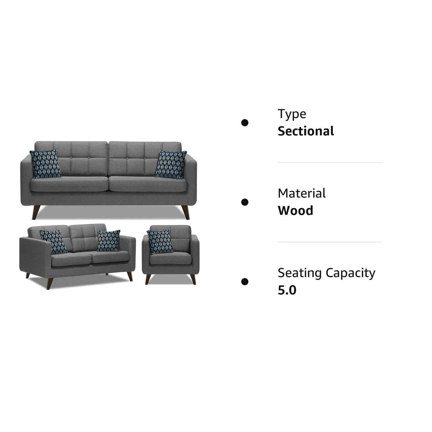 Dario Fabric Sofa Collection For Living Room | Bedroom | Office