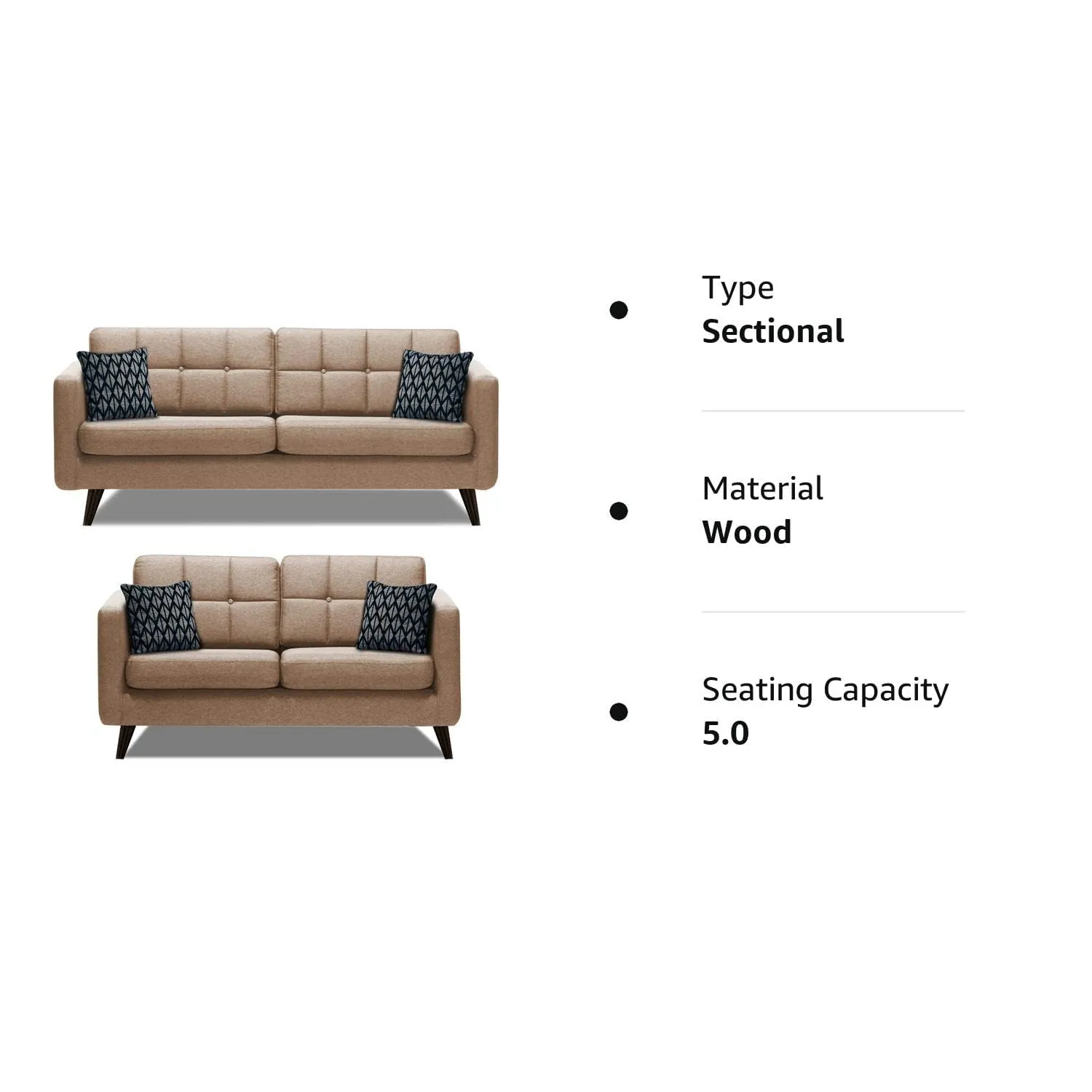 Dario Fabric Sofa Collection For Living Room | Bedroom | Office
