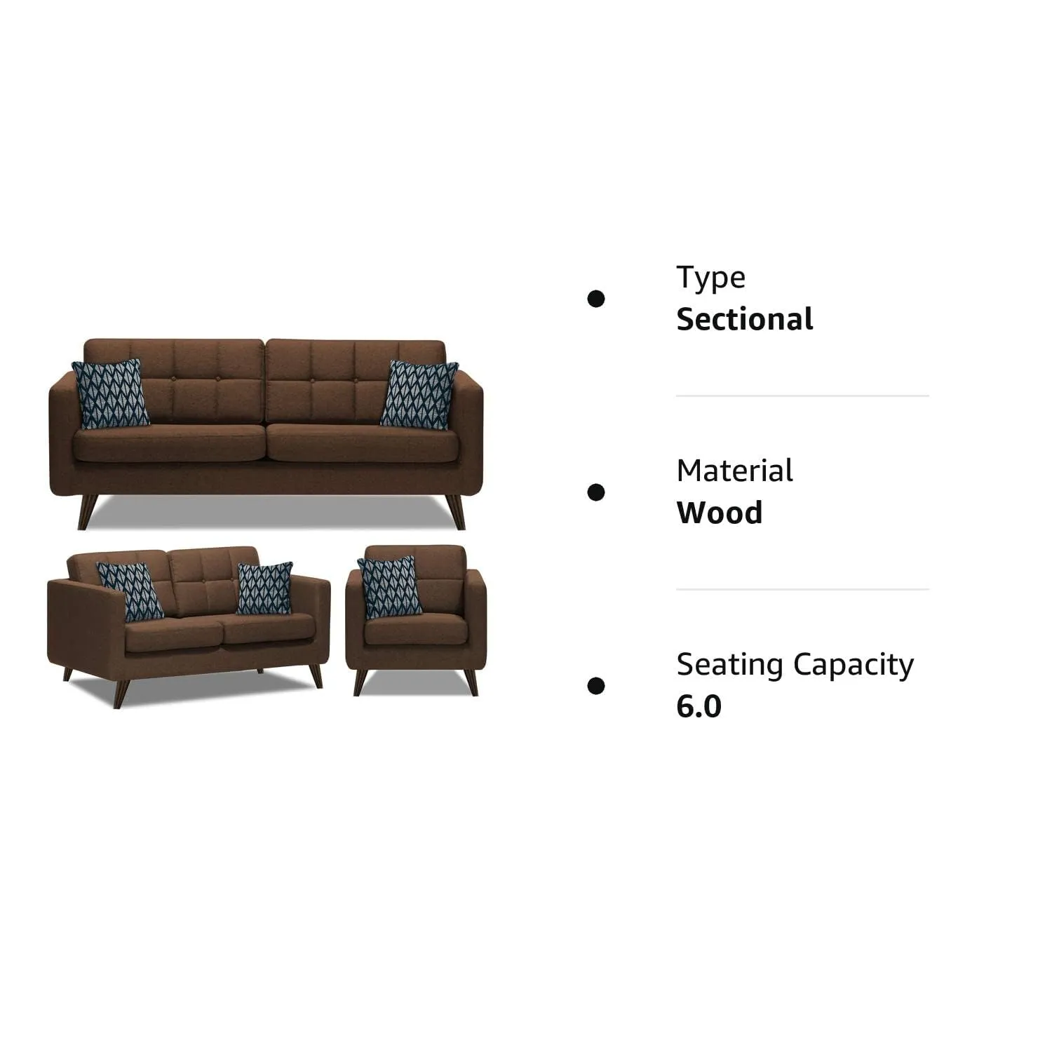 Dario Fabric Sofa Collection For Living Room | Bedroom | Office