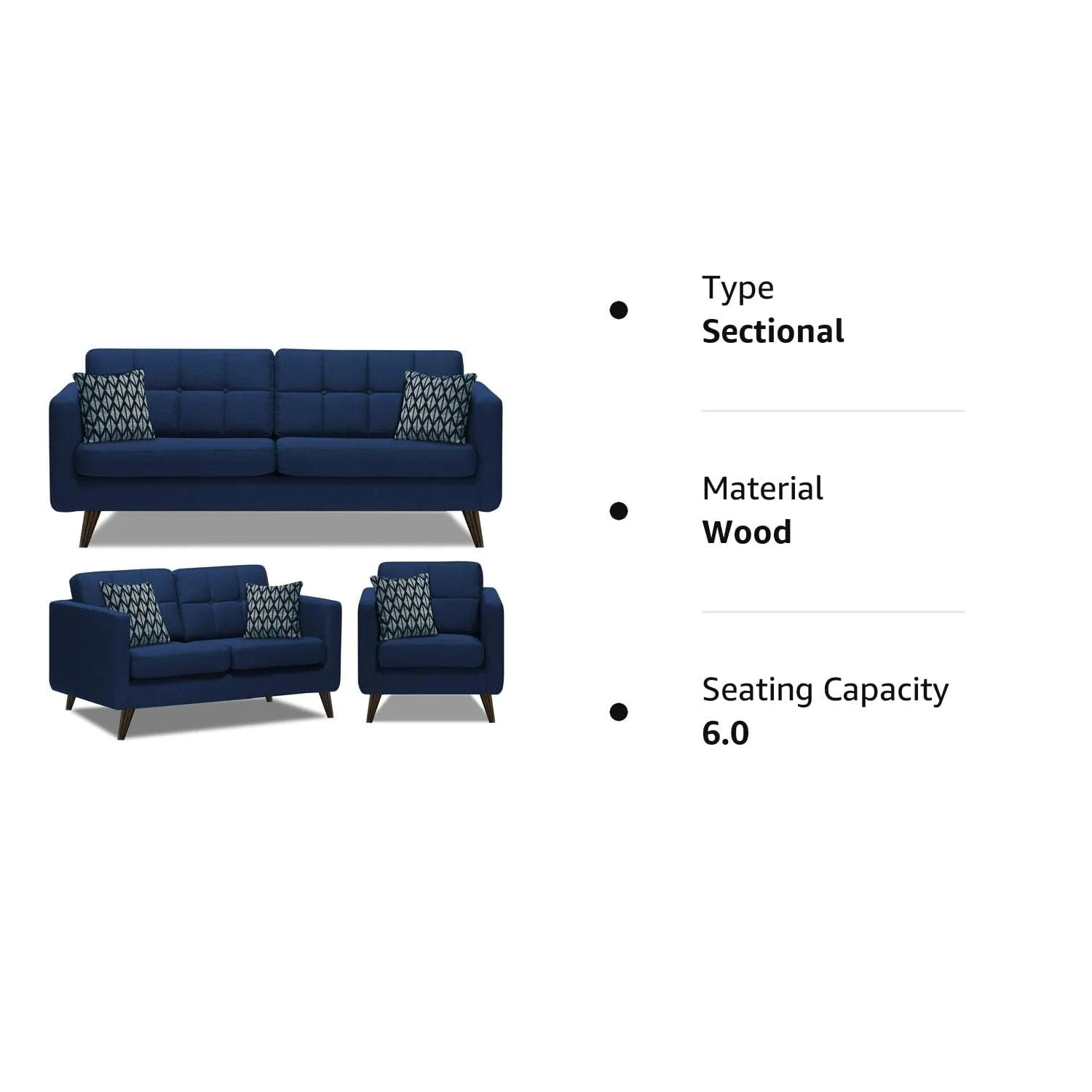 Dario Fabric Sofa Collection For Living Room | Bedroom | Office