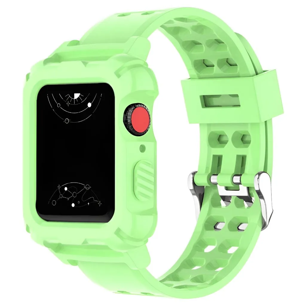 Dicere Premium Silicone Band and Protective Case Combo