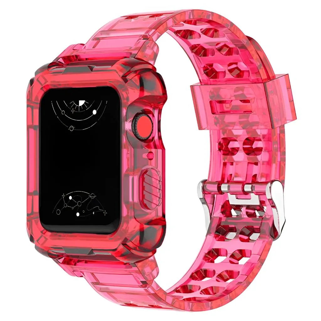 Dicere Premium Silicone Band and Protective Case Combo