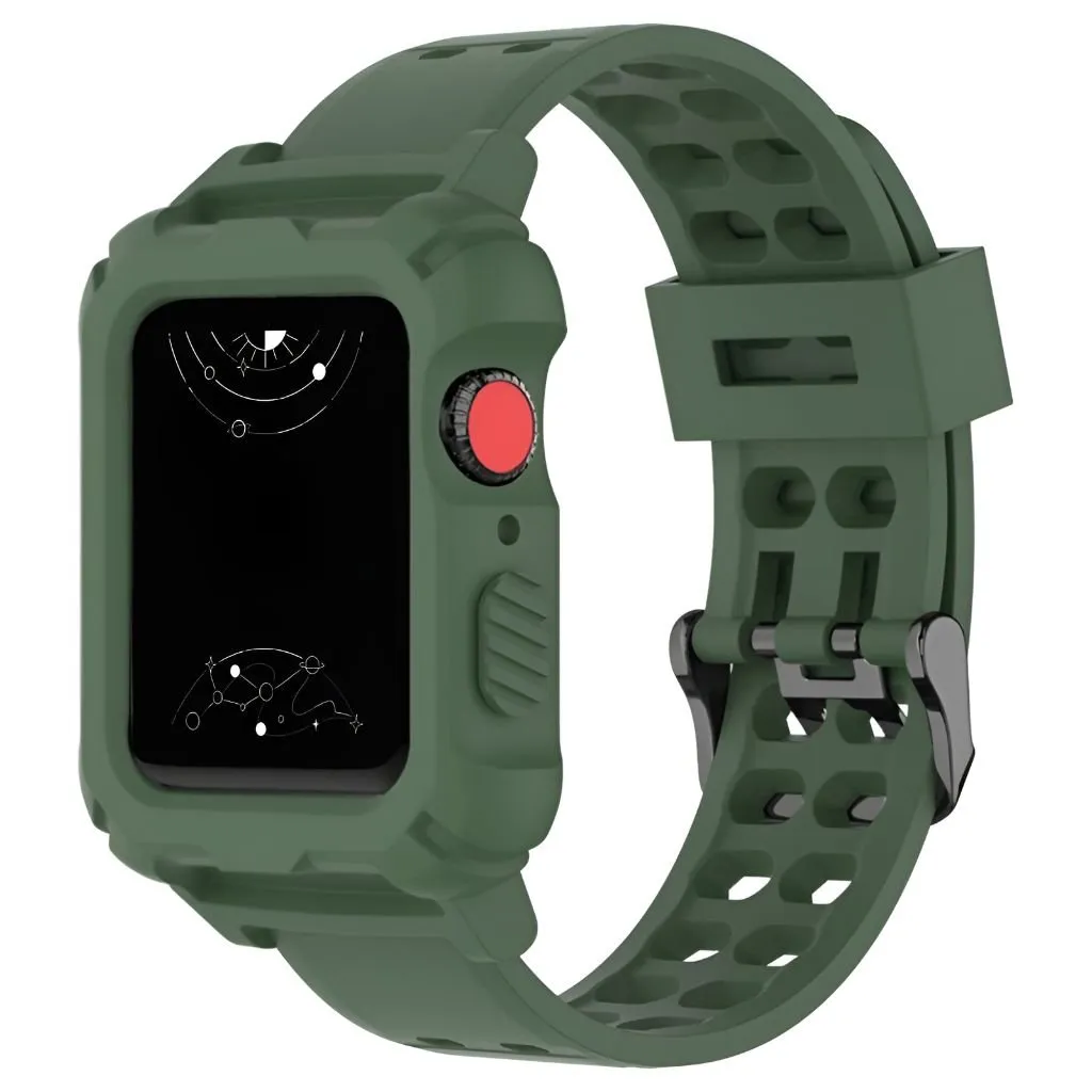 Dicere Premium Silicone Band and Protective Case Combo