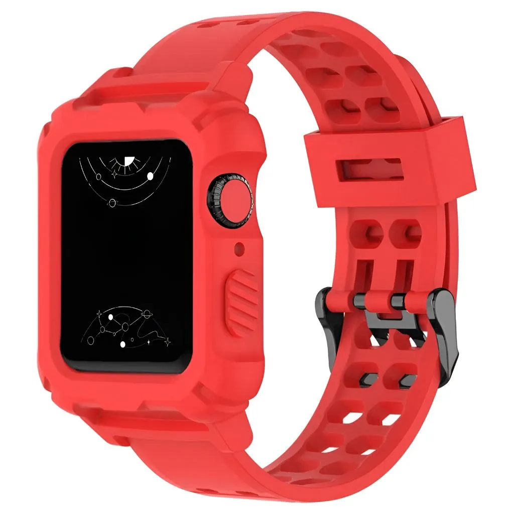 Dicere Premium Silicone Band and Protective Case Combo