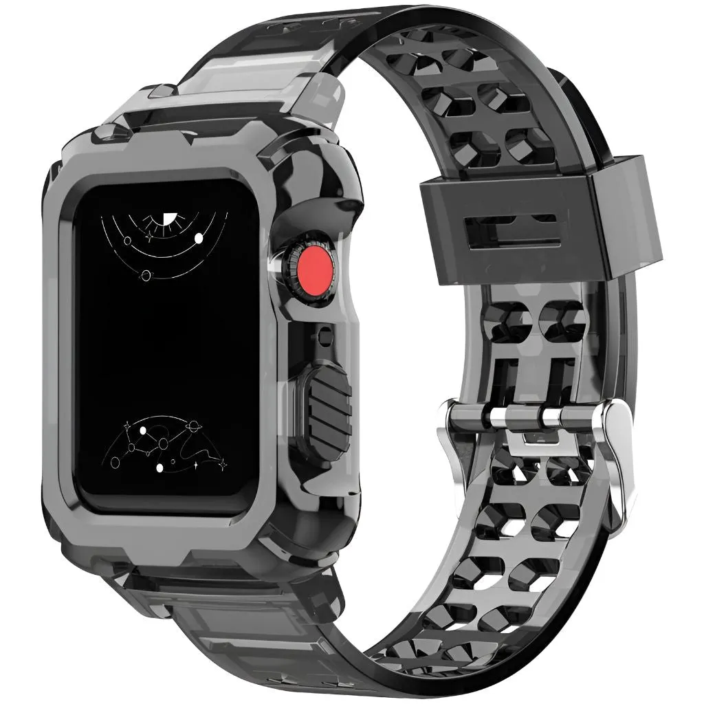 Dicere Premium Silicone Band and Protective Case Combo