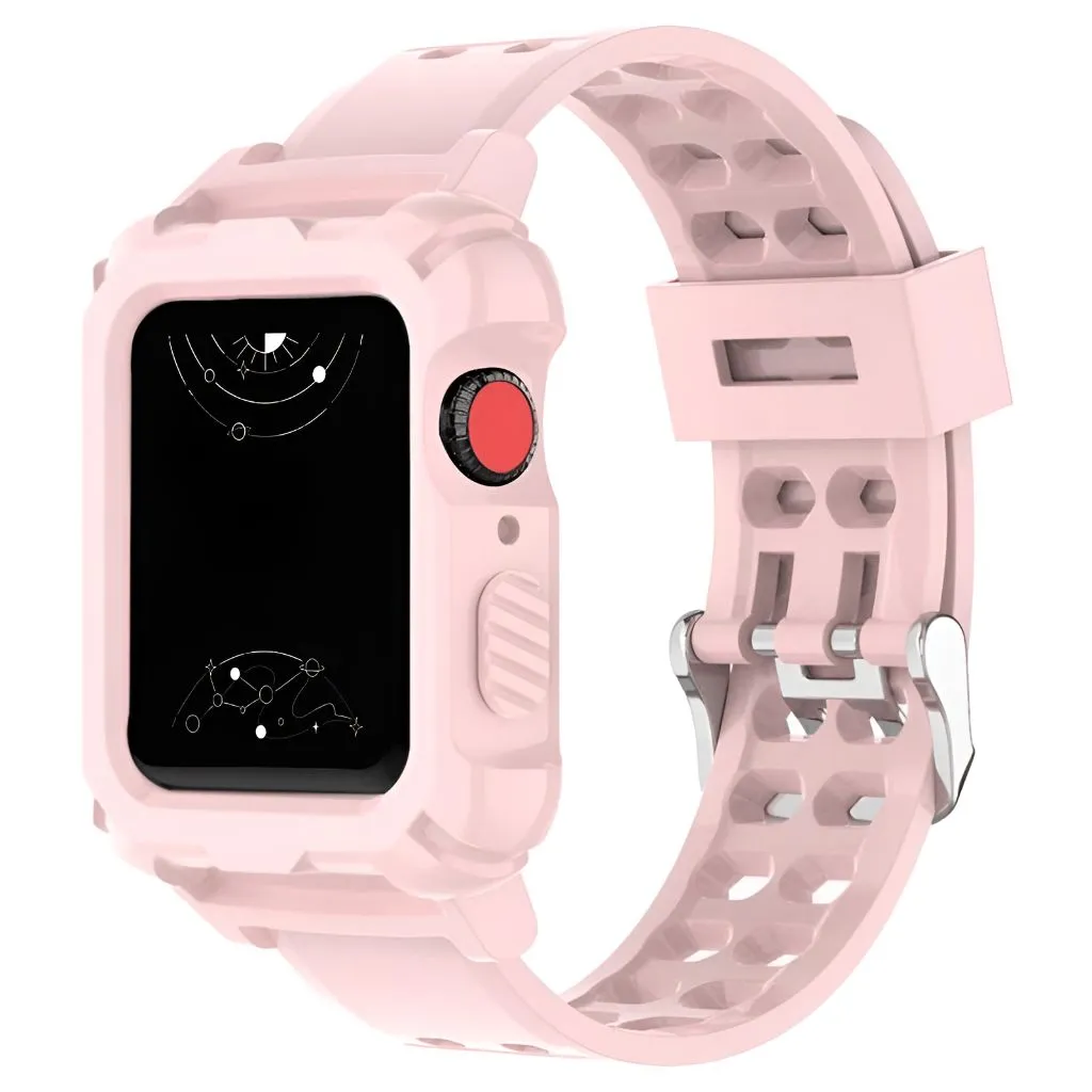 Dicere Premium Silicone Band and Protective Case Combo