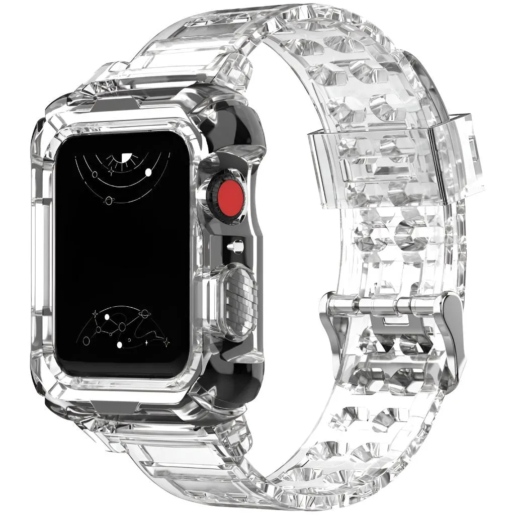 Dicere Premium Silicone Band and Protective Case Combo