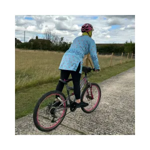 Dipped Hem Womens Cycling Jersey 100% profit to fundraising minibus in The Gambia