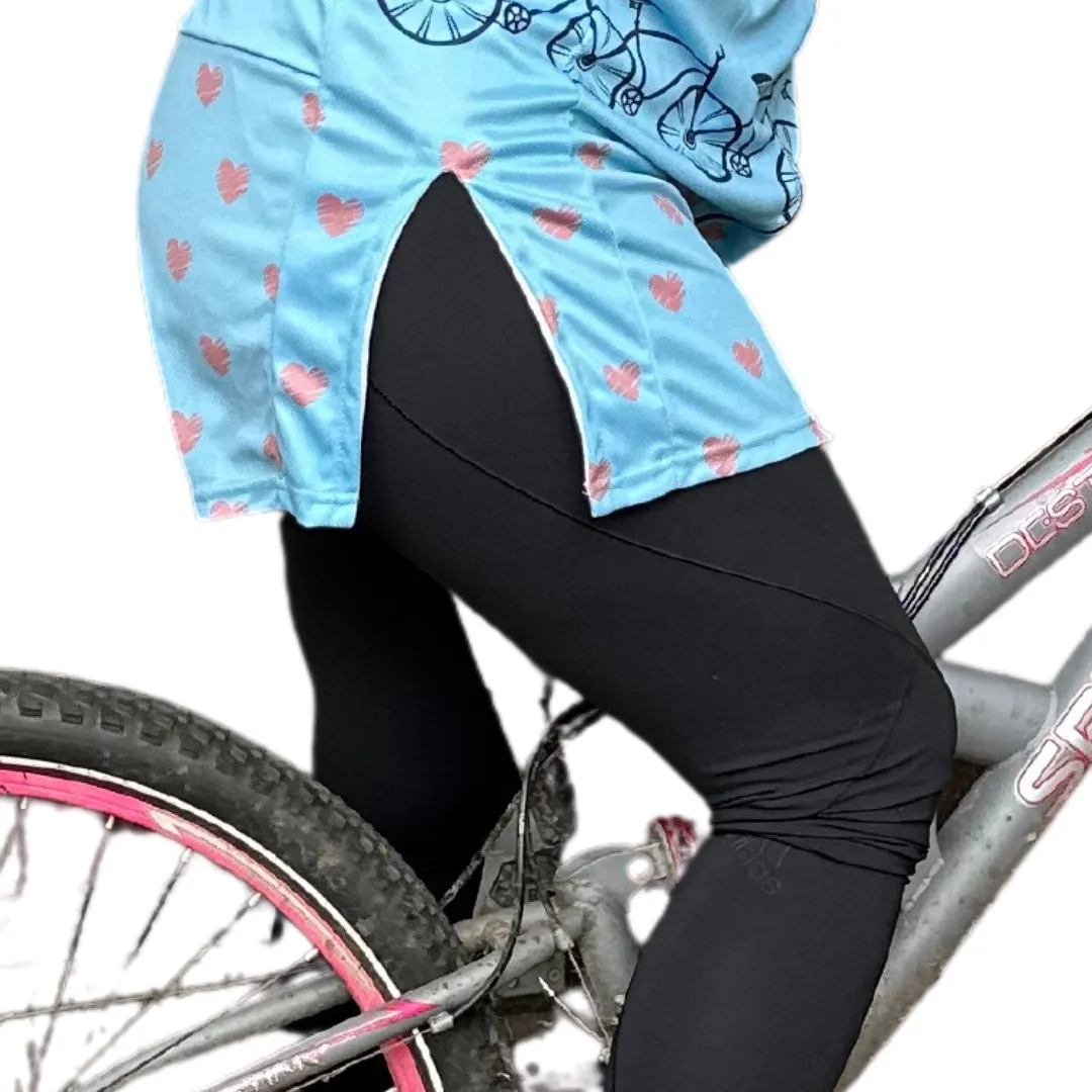 Dipped Hem Womens Cycling Jersey 100% profit to fundraising minibus in The Gambia