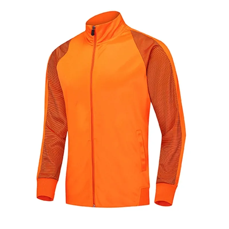 Elastic Breathable Men's Running Jacket with Zipper - SF1948