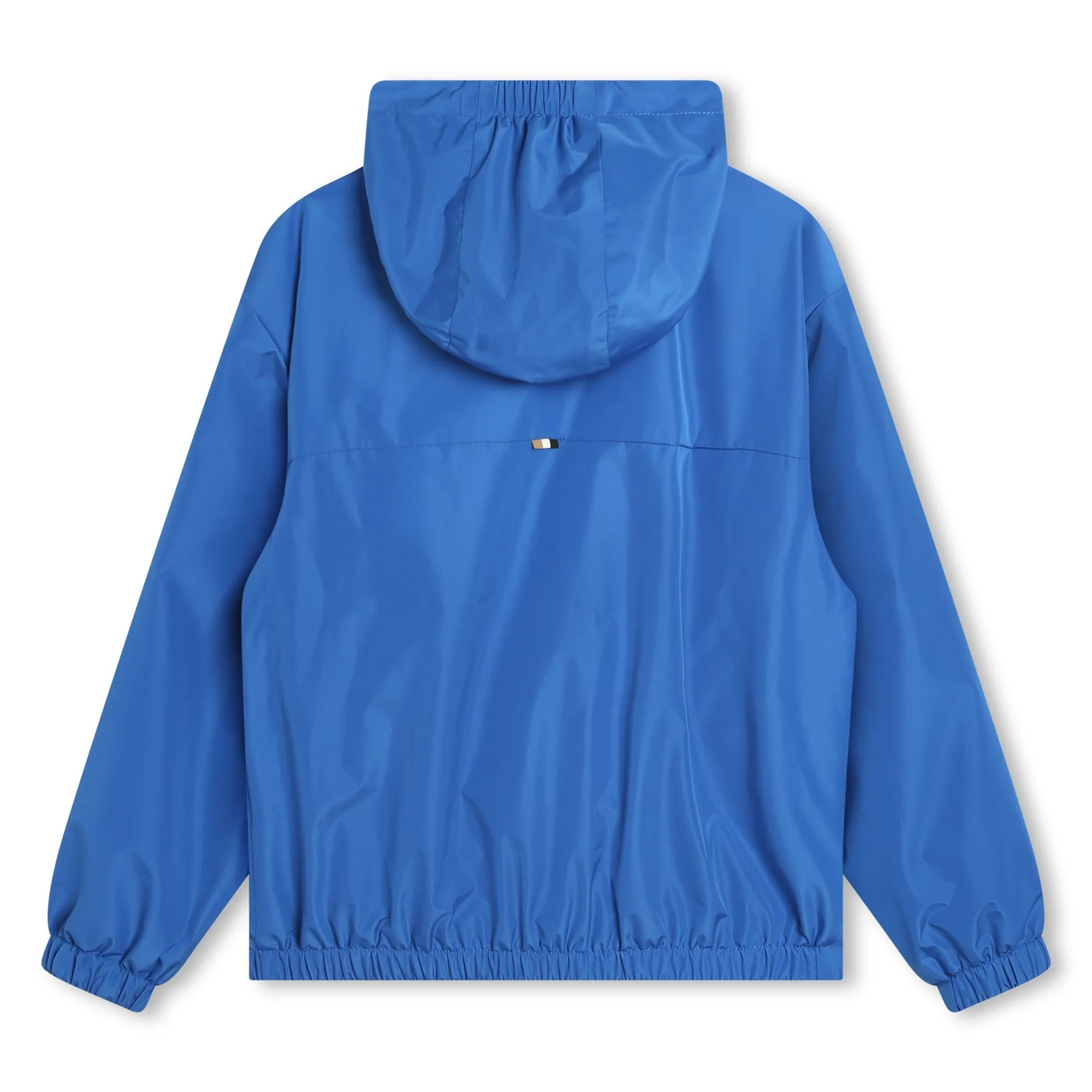 Electric Blue Hooded Windbreaker