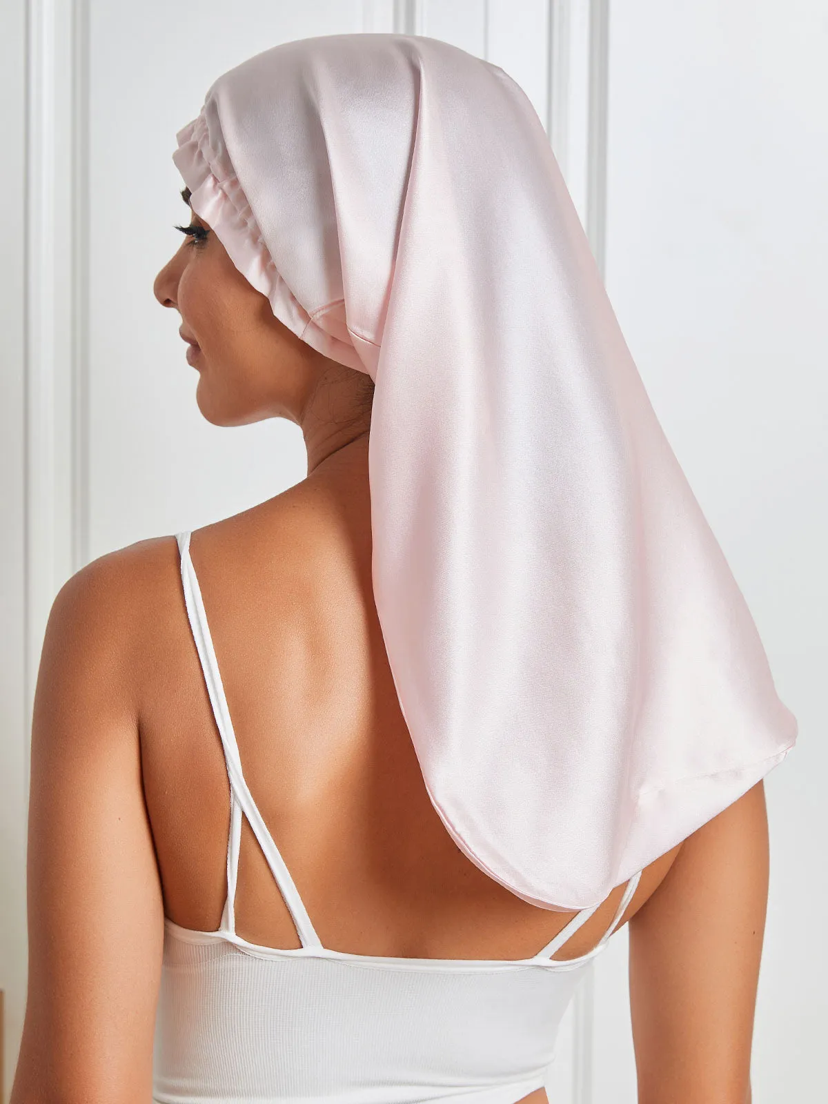 Elegant Night Silk Bonnet