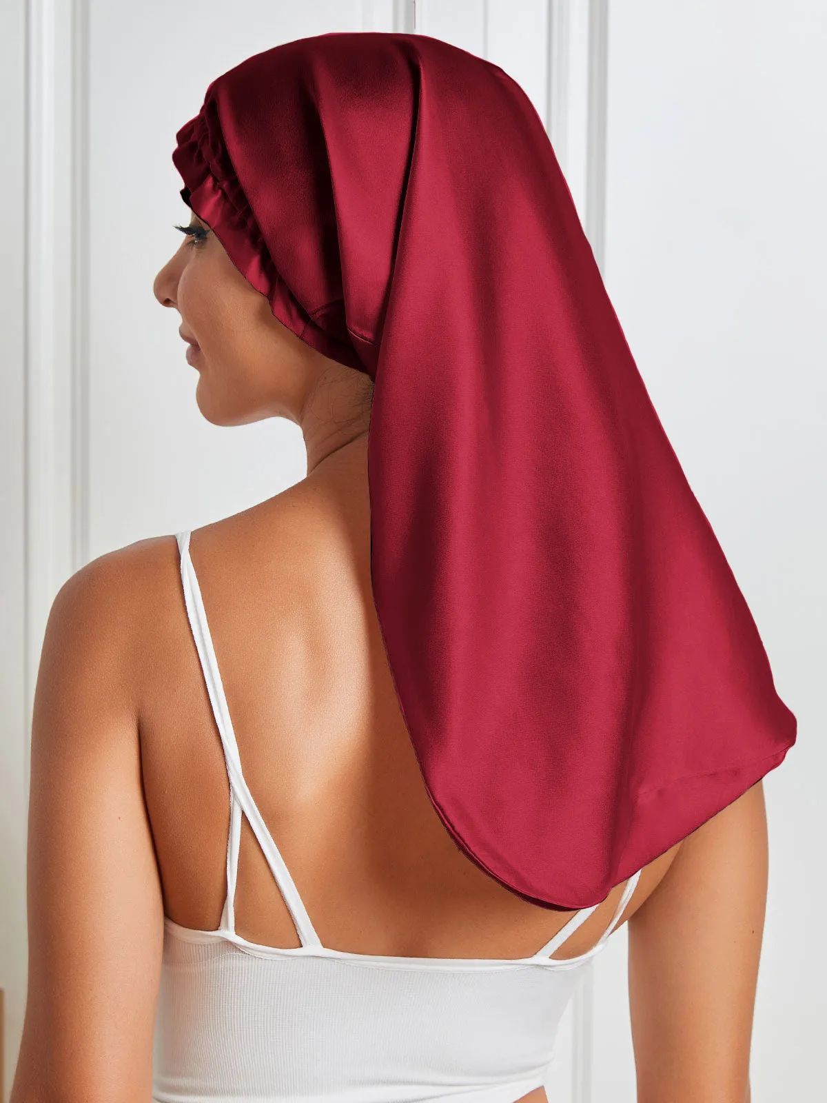 Elegant Night Silk Bonnet