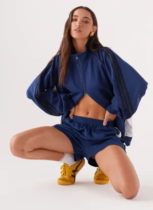Feel The Rush Track Jacket - Vintage Blue Feel The Rush Track Jacket - Vintage Blue