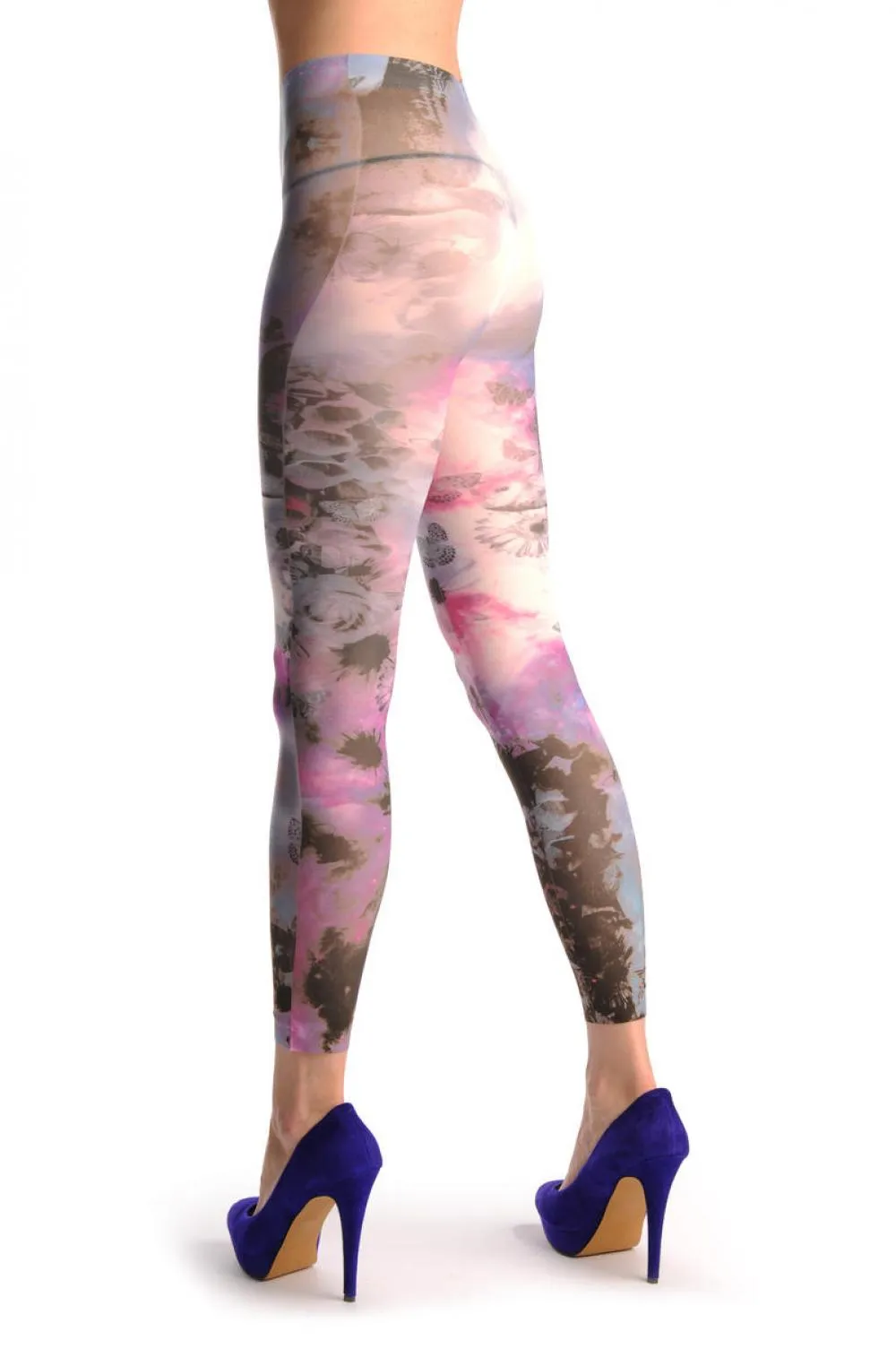 Flowers Butterflies & Ows Footless