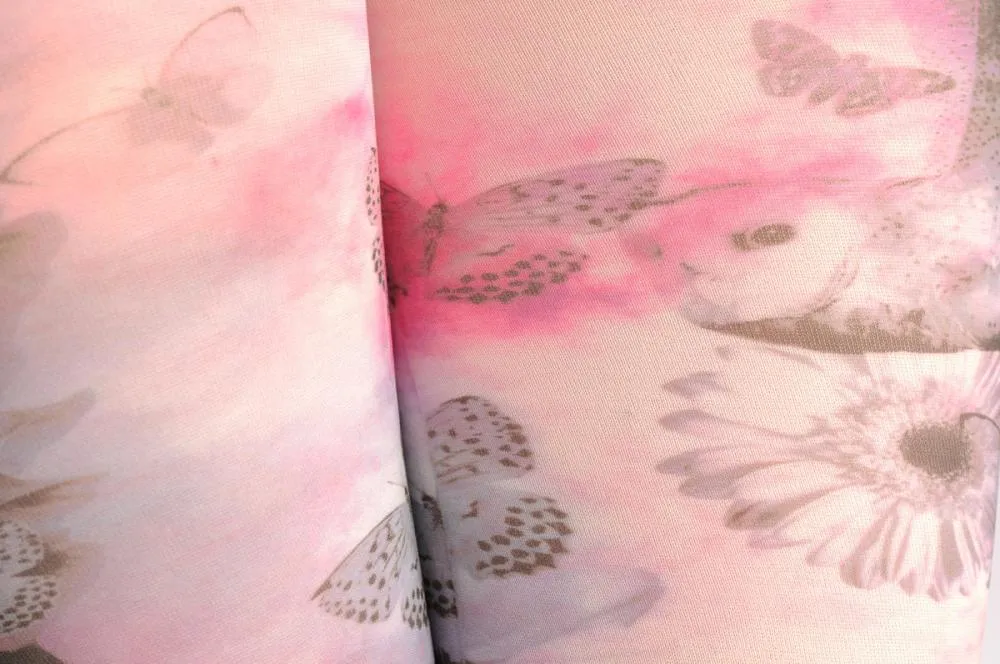 Flowers Butterflies & Ows Footless