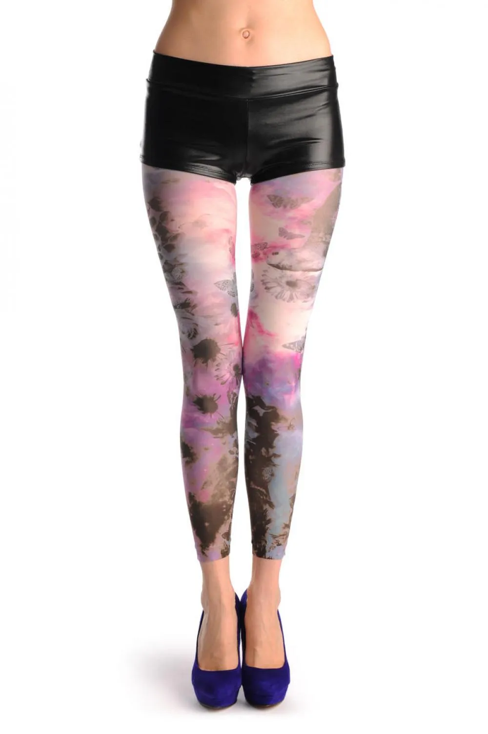Flowers Butterflies & Ows Footless