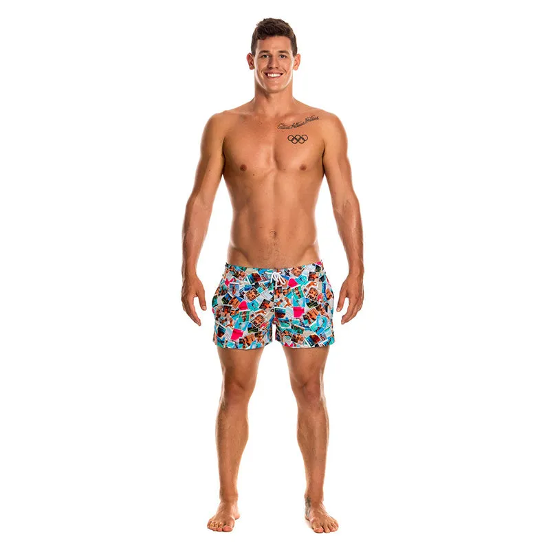 Funky Trunks - Pic Mix Mens Shorty Shorts Short