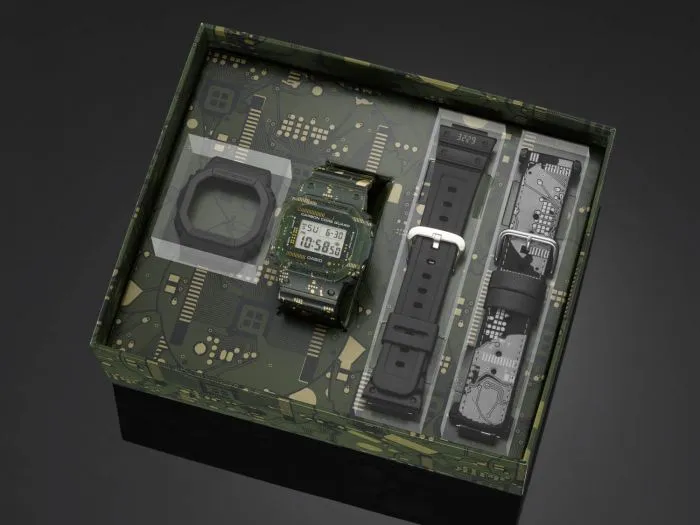 G-Shock Circuit Board Camo Pack DWE5600CC
