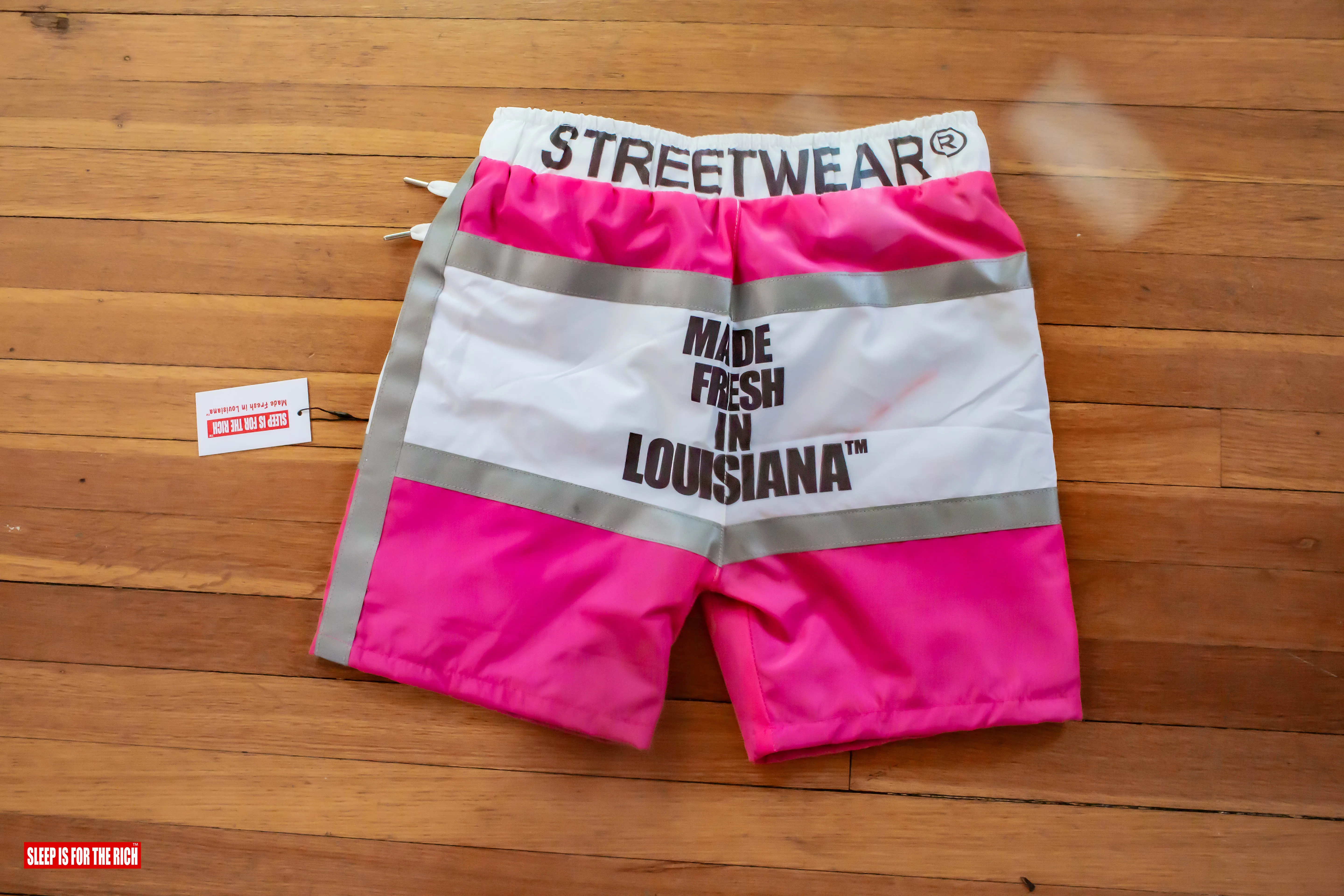 (HOT PINK) 3M REFLECTIVE WINDBREAKER SHORT SETS