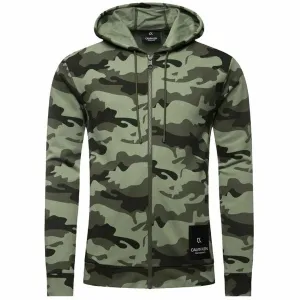 Men'S Sports Jacket Calvin Klein Full Zip Green