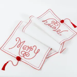 Merry with Tassels Table Runner