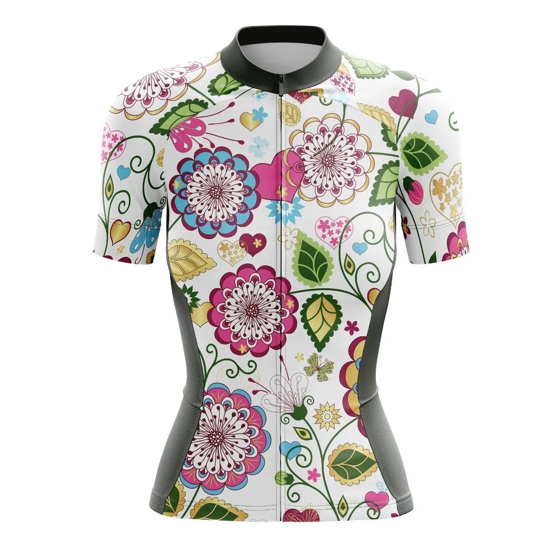 NEW! Floral Symphony | Women's Short Sleeve Cycling Set