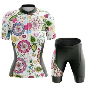 NEW! Floral Symphony | Women's Short Sleeve Cycling Set