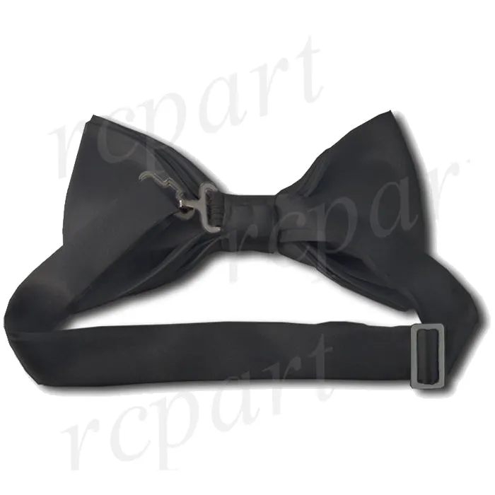 New formal men's pre tied Bow tie & hankie set paisley pattern wedding