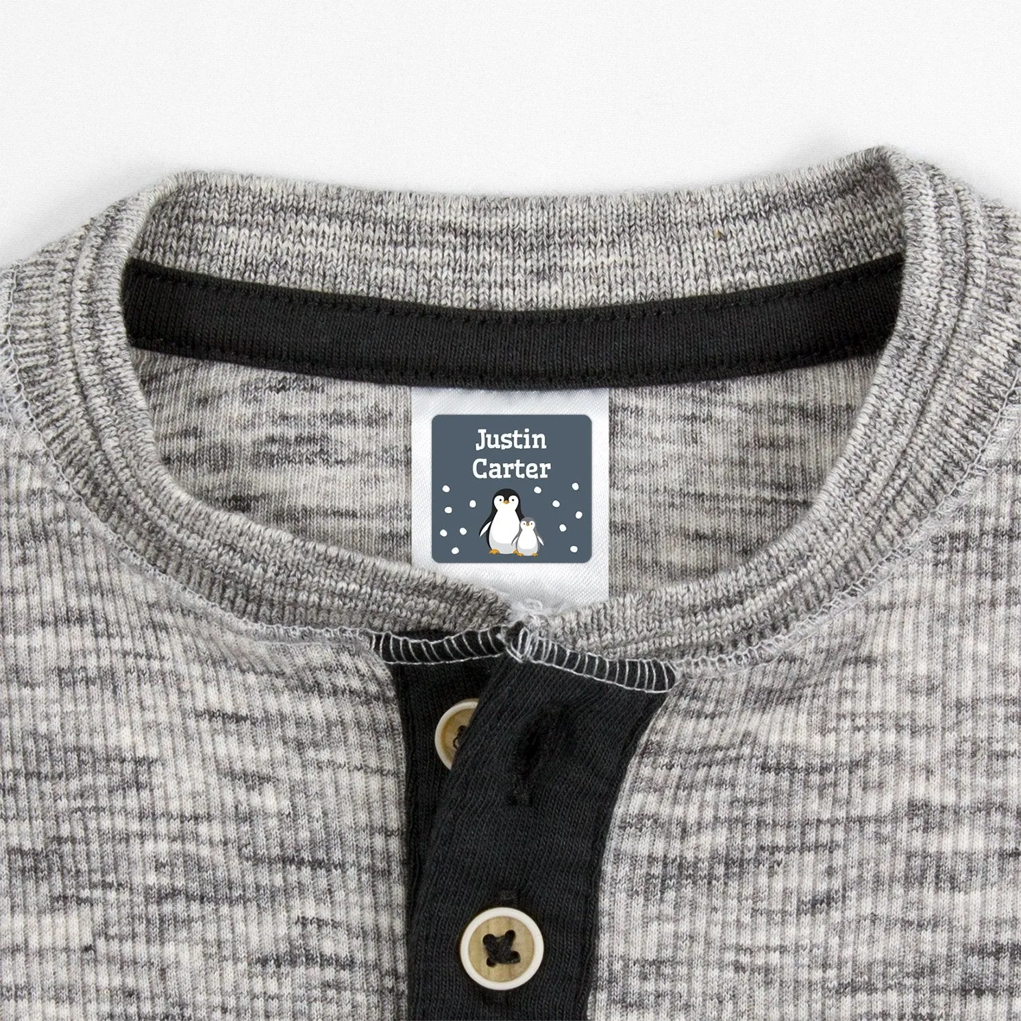 Penguins Clothing Labels