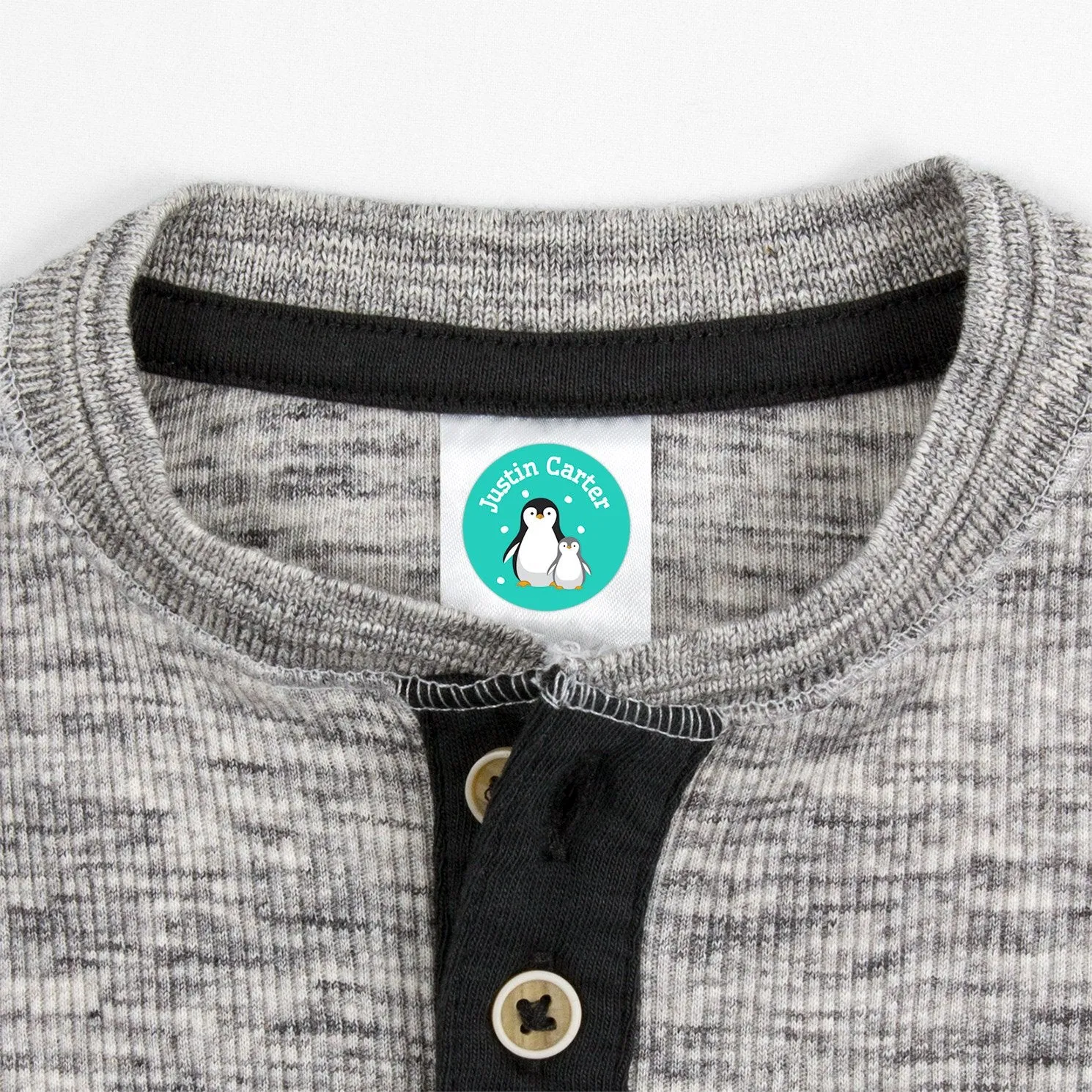 Penguins Clothing Labels