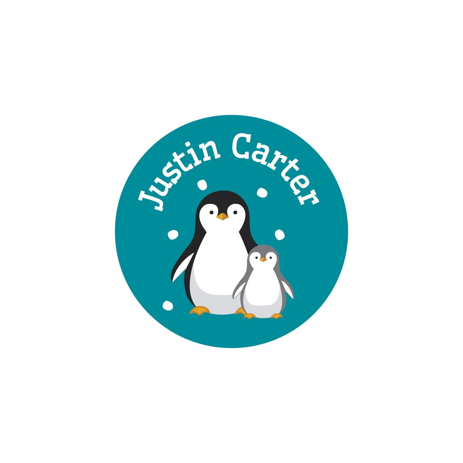 Penguins Clothing Labels