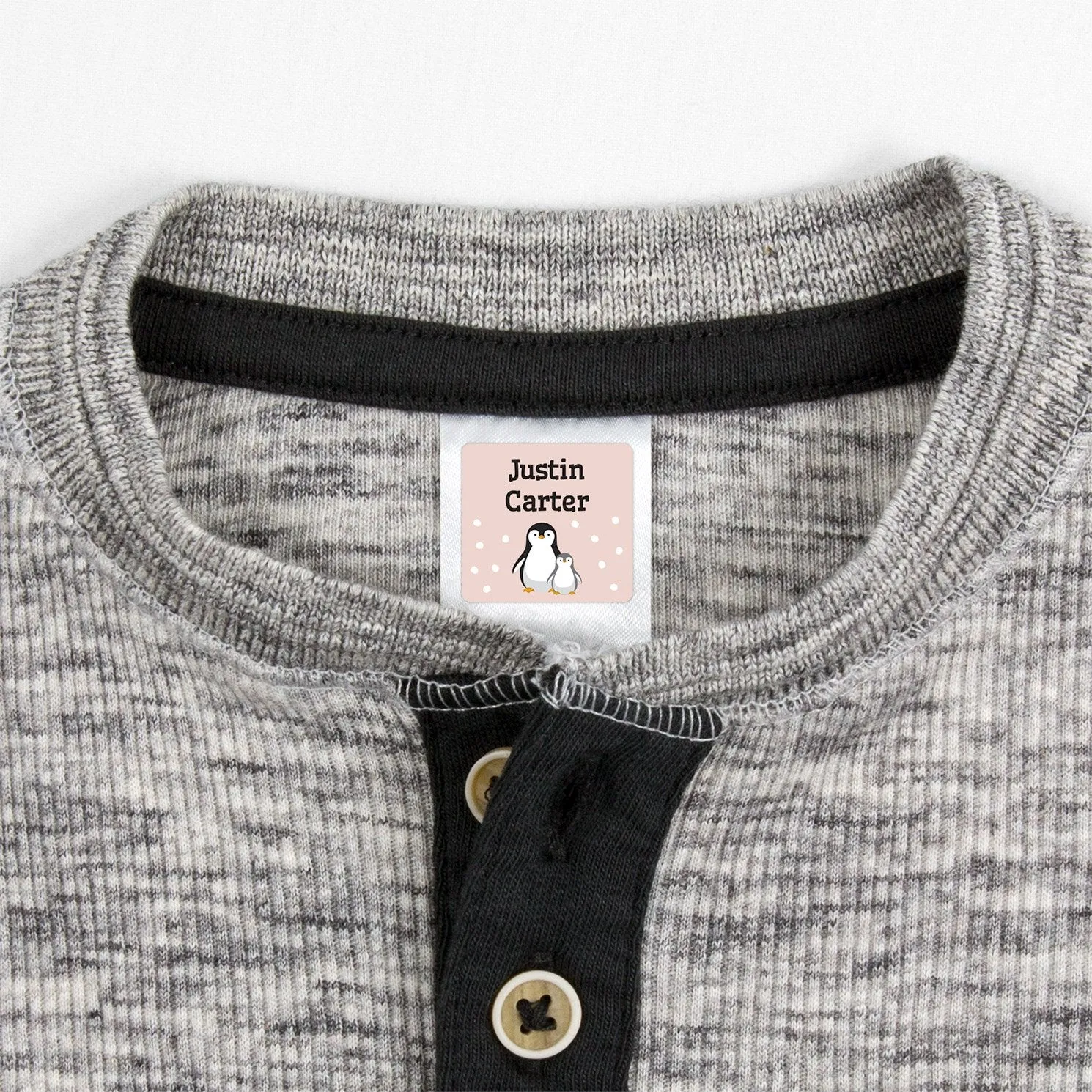 Penguins Clothing Labels