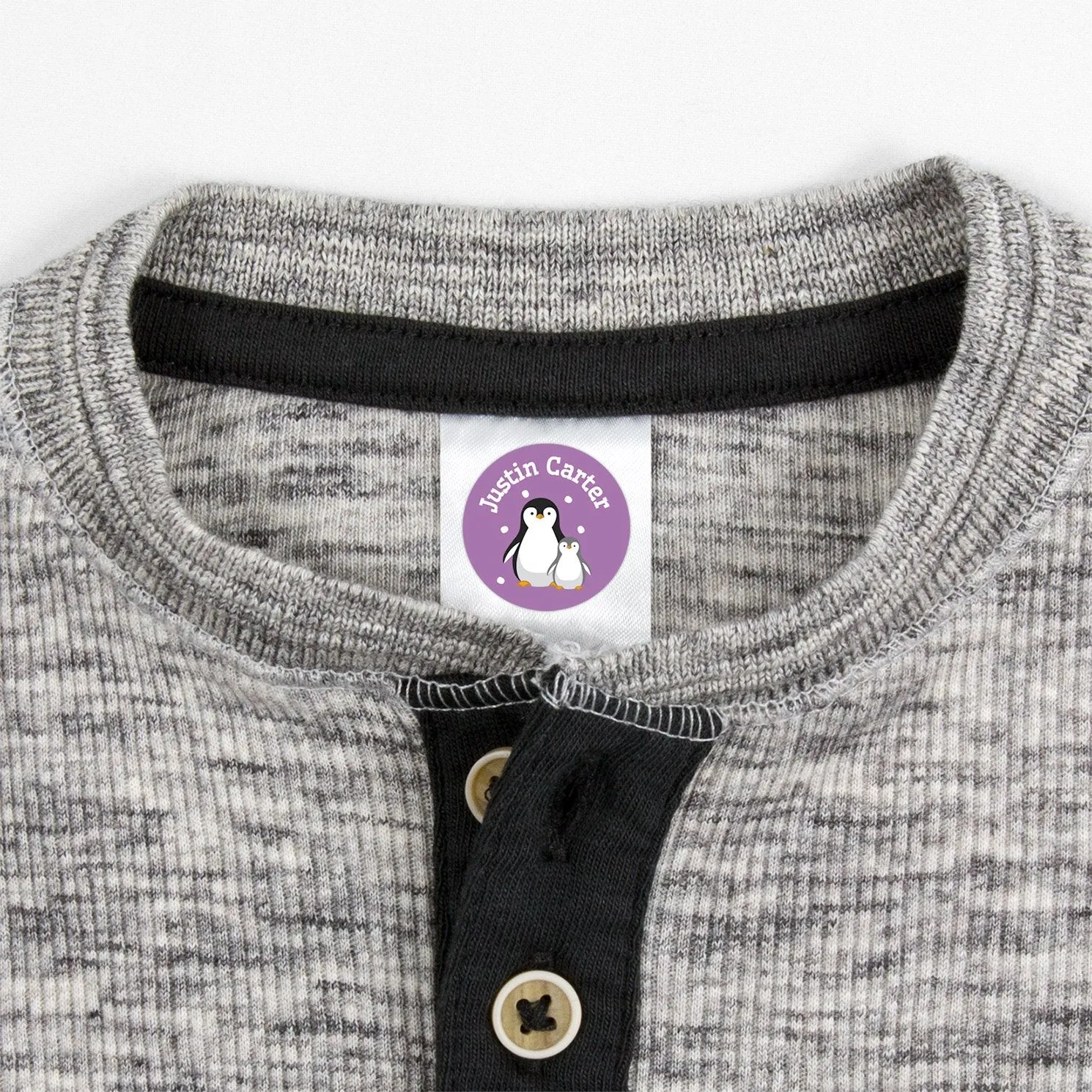 Penguins Clothing Labels