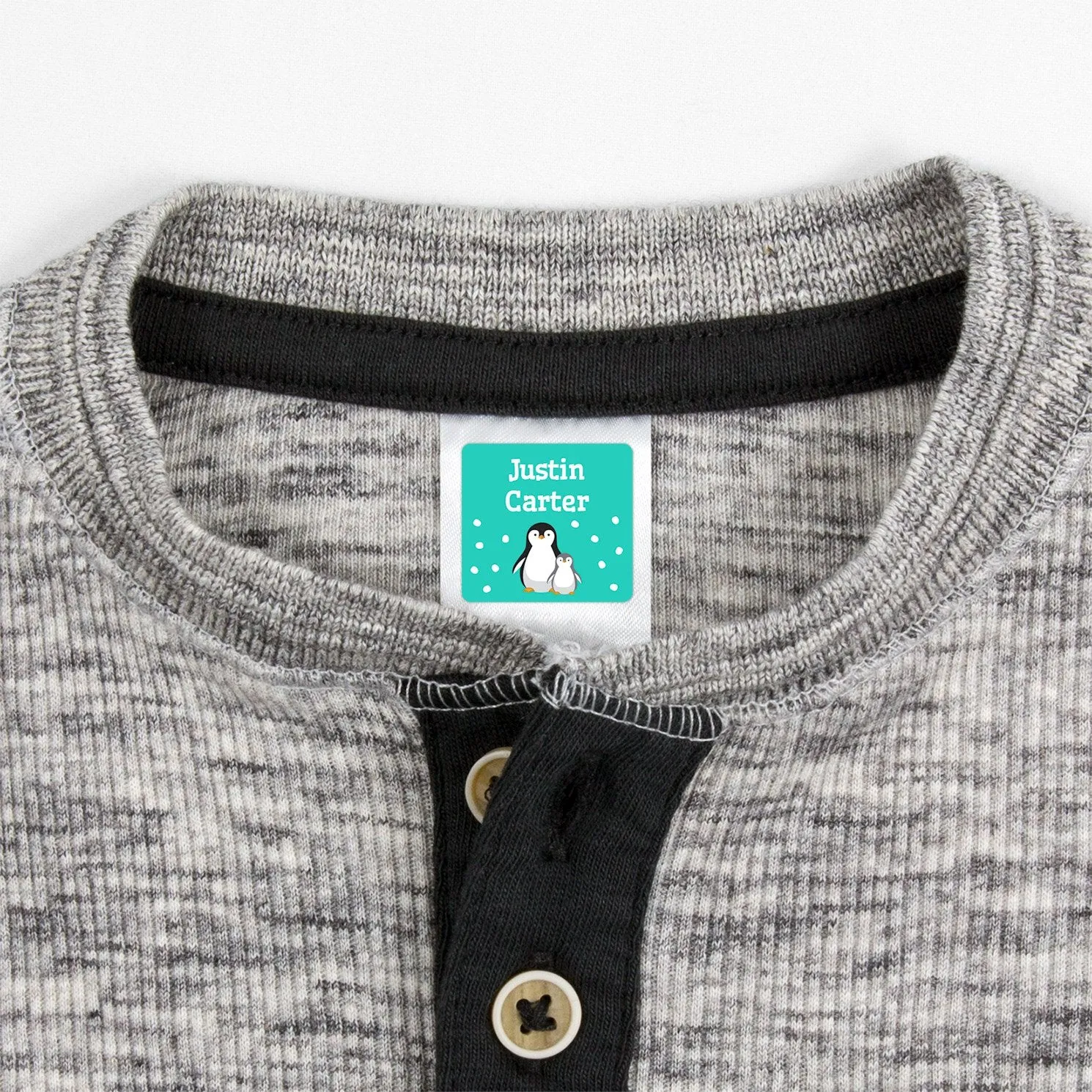 Penguins Clothing Labels