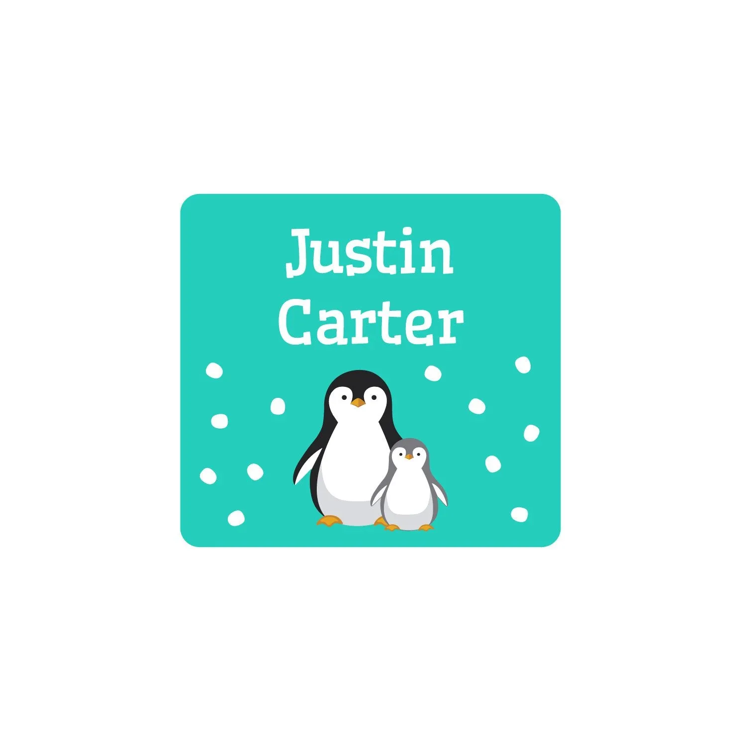 Penguins Clothing Labels