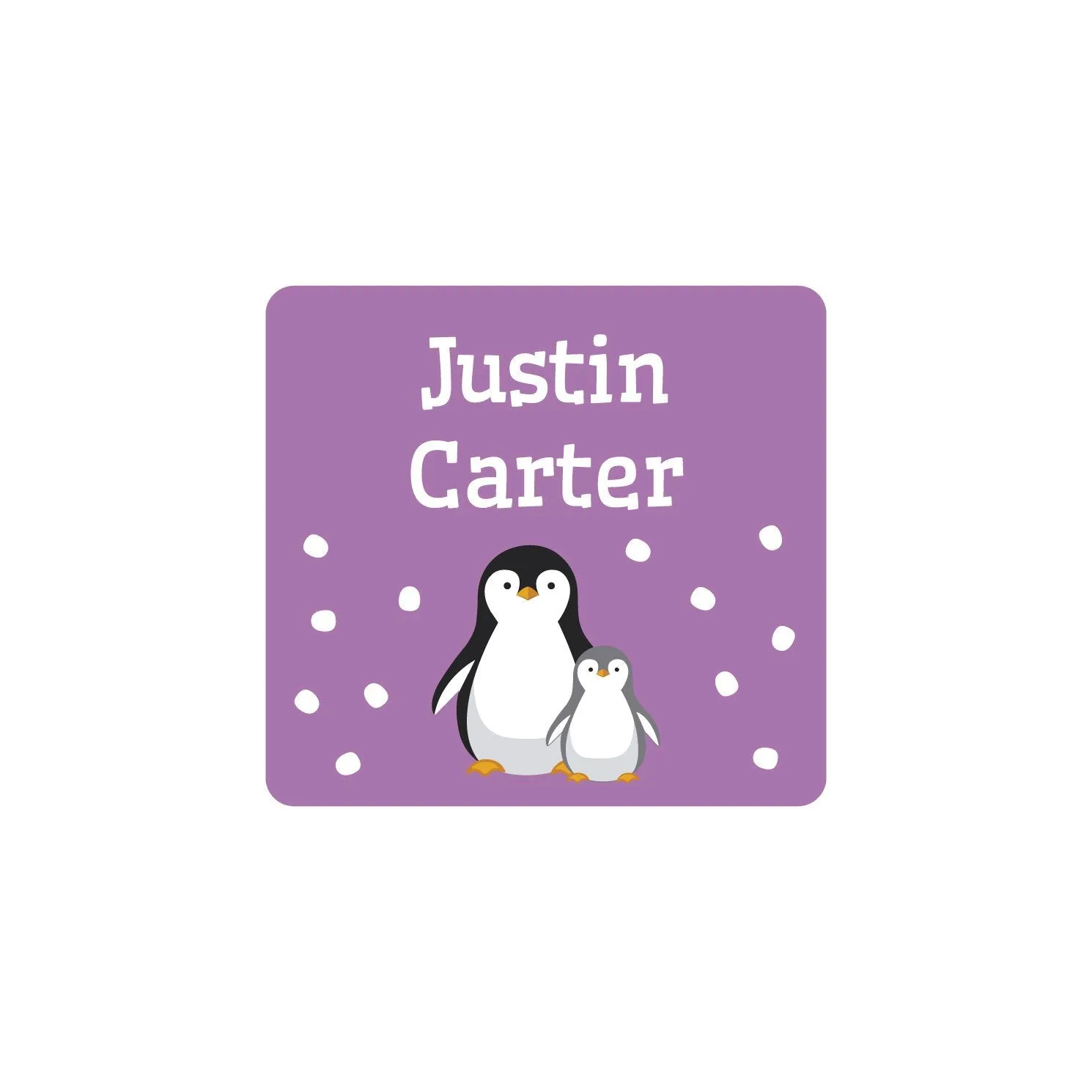 Penguins Clothing Labels